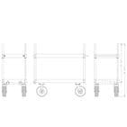 Backstage Camera Case Cart - Aluminium TR-04