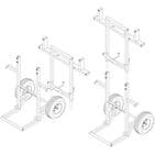 Backstage Pee-Wee Dolly Parts Cart - CADDIE-03