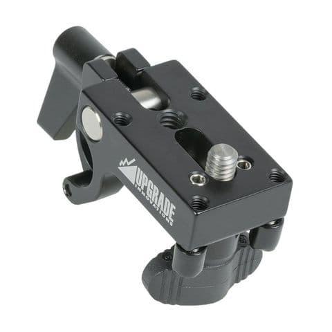 Flip Open 15mm Rod Clamp to 1/4-20 Male Thread