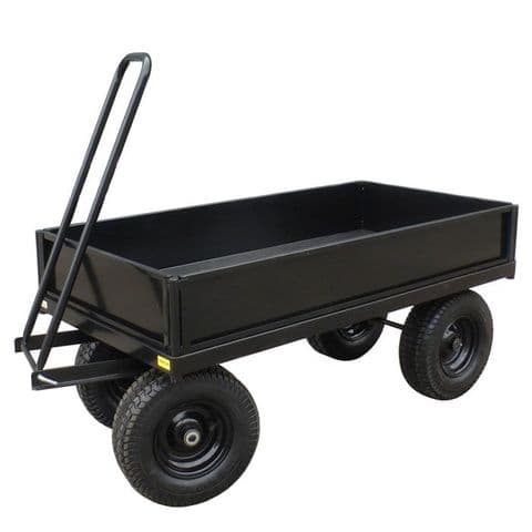 Hand Trailer with Phenolic Deck and Removable Sides
