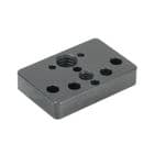 Leader LV Non-Twist Mounting Plate to 1/4in Pin-Loc 15mm Spud - 2.5in