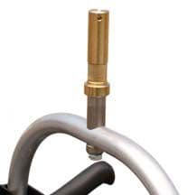Mag 5/8-inch Baby Pin Receiver to Junior Spud Adapter <br />MAG-PIN BABY TO JR