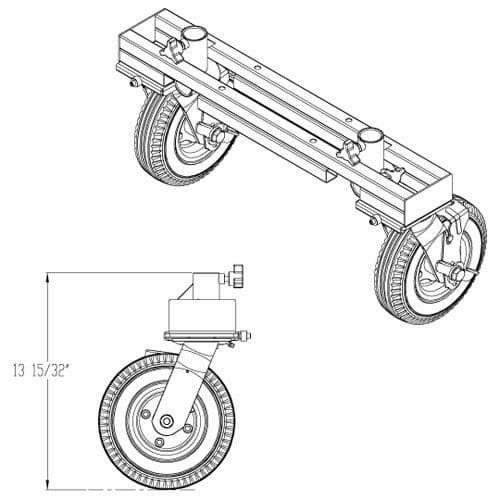 Mag 8inch Wheel Conversion Kit Standard MAGE
