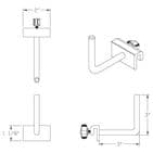 Mag Cable Holder (Single) <br />MAG-CH3