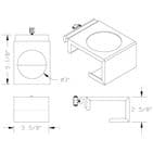Mag Cup Holder with Bracket MAG-Q CH