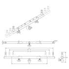 Mag Dual Video Monitor Bracket Telescopic MAG-VT