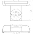 Mag Euroball Mount 75mm MAG-EU 75 AL