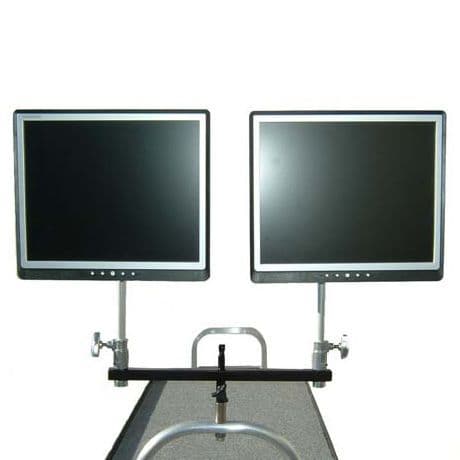 Mag Flat Screen Video Dual Baby Riser (Adj.) with 5/8 inch  Baby Pin - MAG-VPR
