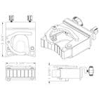 Mag Mic Boom Grip <br />& Base with Locking System <br />MAG-R4 LK-X