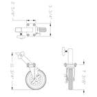 Mag Steadi-Cam Stand 6-inch Wheel Kit MAG-SS W-06