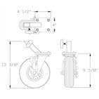 Mag Steadi-Cam Stand Wheel Kit with European Brakes MAG-SS W-08 SS