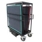 Mini Flag Cart with 1 Euro Crate, up to 28 Flags