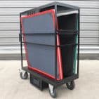 Mini Flag Cart with 1 Euro Crate, up to 28 Flags