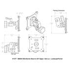 MMS09 VESA Monitor Mount to 5/8in Spigot - Ball-Loc - L/P