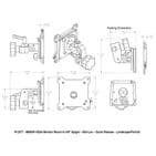 MMS09 VESA Monitor Mount to 5/8in Spigot - Ball-Loc - QR-L/P