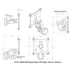 MMS09 VESA Monitor Mount to 5/8in Spigot - Ball-Loc - Standard