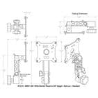 MMS11-MC VESA Monitor Mount to 5/8in Spigot - Twin-Ball-Loc - Standard