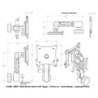 MMS11 VESA Monitor Mount to 5/8in Spigot - Twin-Friction-Loc - QR-L/P (Receiver Plate)