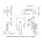 MMS11 VESA Monitor Mount to 5/8in Spigot - Twin-Friction-Loc - QR (Receiver Plate)