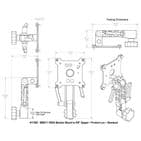 MMS11 VESA Monitor Mount to 5/8in Spigot - Twin-Friction-Loc - Standard