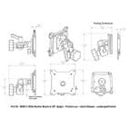 MMS12 VESA Monitor Mount to 5/8in Spigot - Friction-Loc - QR-L/P