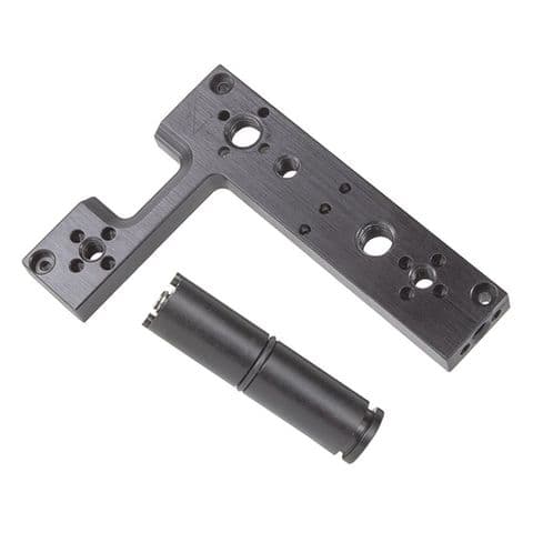 Preston Single Channel Iris Plate to 1/4in Pin-Loc 15mm Spud - 2.5in