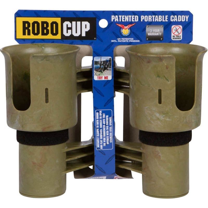 RoboCup Clamp-On Dual Cup Holder - Camo