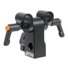 Spigot Adapter to Dual 15mm Ball-Loc Pivot Clamp, Adj Lever