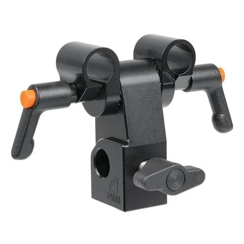Spigot Adapter to Dual 15mm Ball-Loc Pivot Clamp, Adj Lever