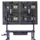 Whaley Rail Monitor Mounting Frame - Inovativ Echo 48 Studio - Double Rail