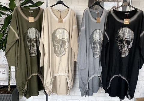 Alexa Diamanté Skull Tunic
