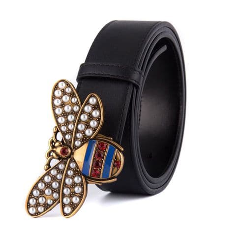 Betty Leather Bee Belt