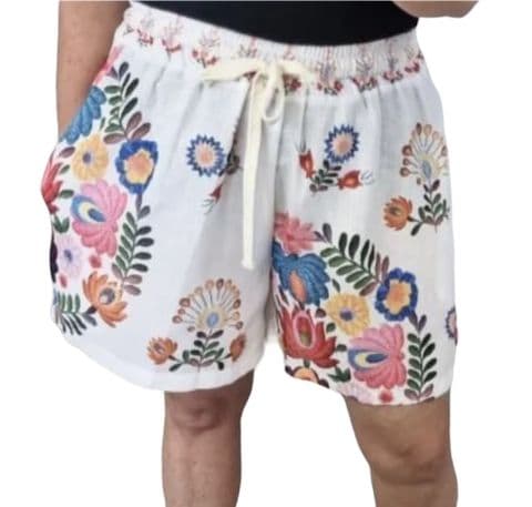 Boho Leaf Shorts