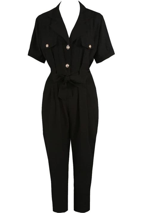 Celine Black Boiler Suit