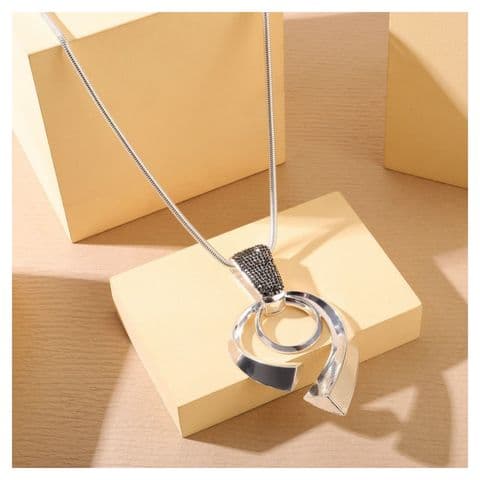 DIAMANTE LOVE SIGN NECKLACE