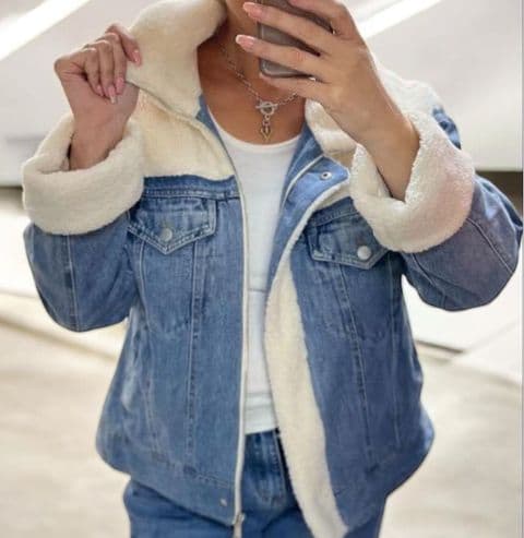 Dorella Sherpa Denim Jacket