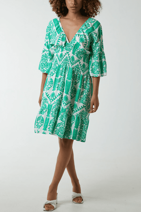 Esme Mini Dress Green