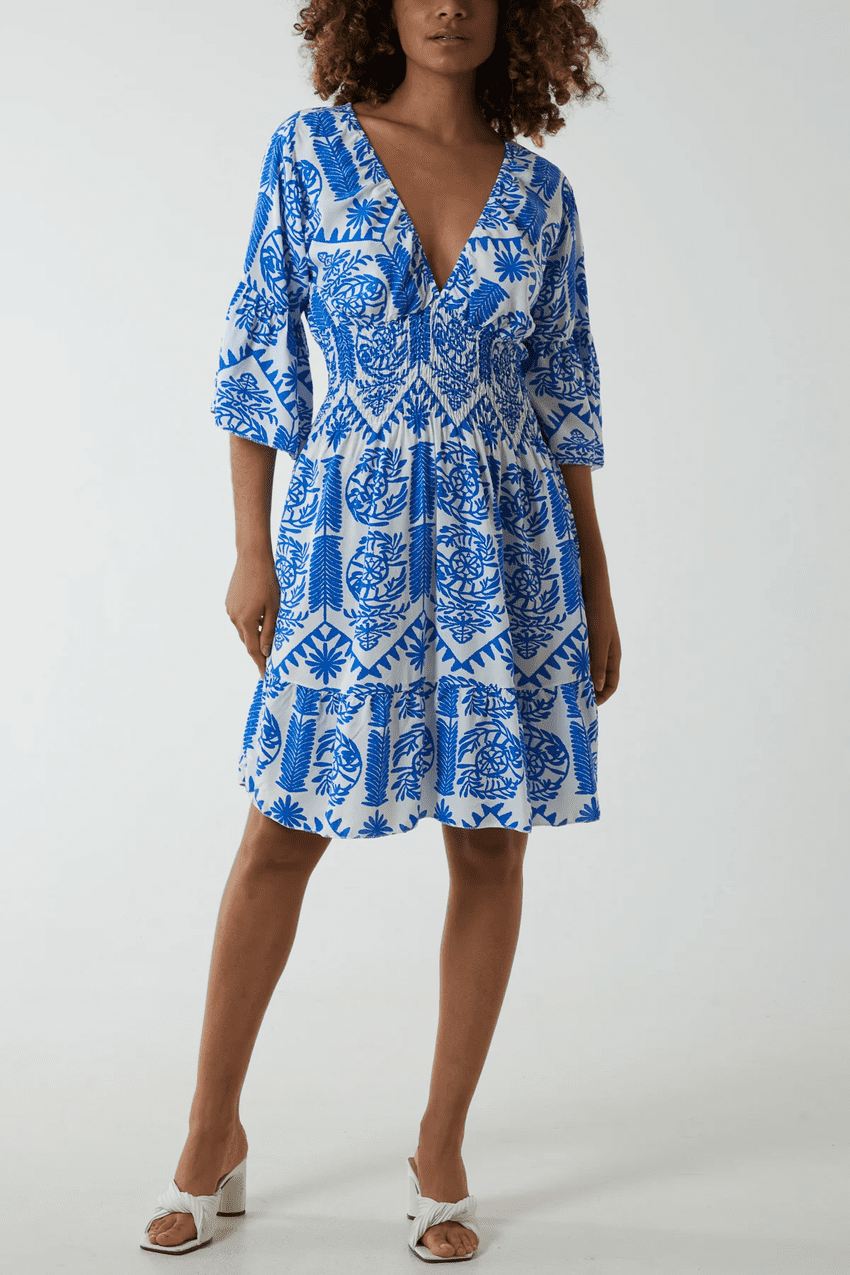 Esme Mini Dress Royal Blue