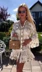Francis Beaded Smock Tunic Dress