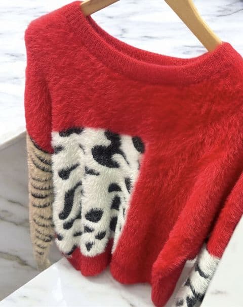 Izzy Leopard Knit