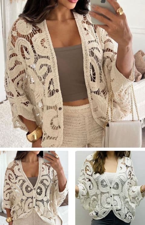 Lucy Crochet Cardigans