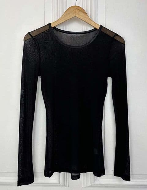 Maya Layering Mesh Top Black