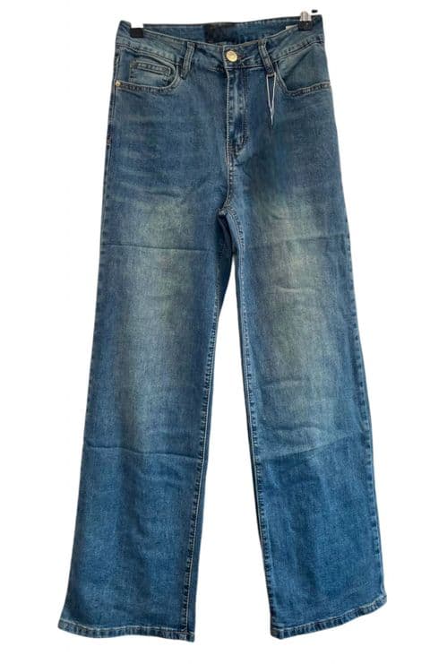 Melo Denim Wash Wide Leg Jeans