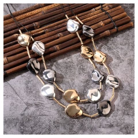 METAL BEADS NECKLACE