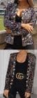 Muticoloured Sequin Blazer Jacket