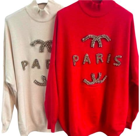 Paradiso Embellished Paris Jumpers