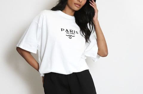 Paris Milano T-Shirt White