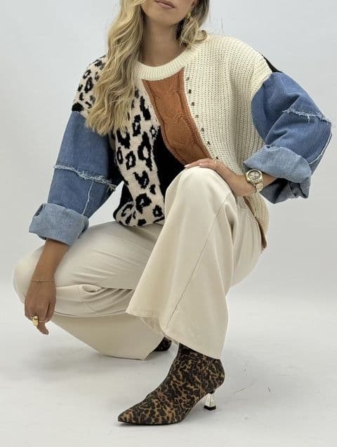 Quirky Leo Leopard Jumper Knits