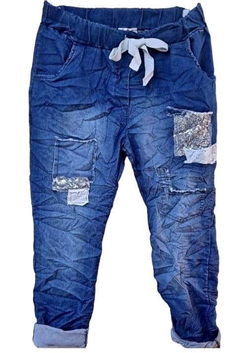 Ritzy Sequin Magic Stretch Joggers