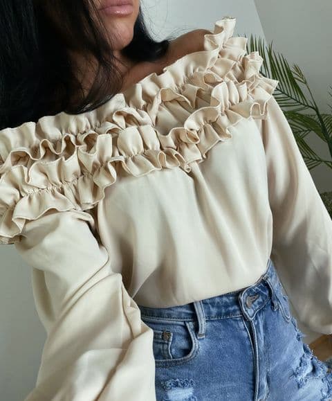 Ruffello Bardot Tops